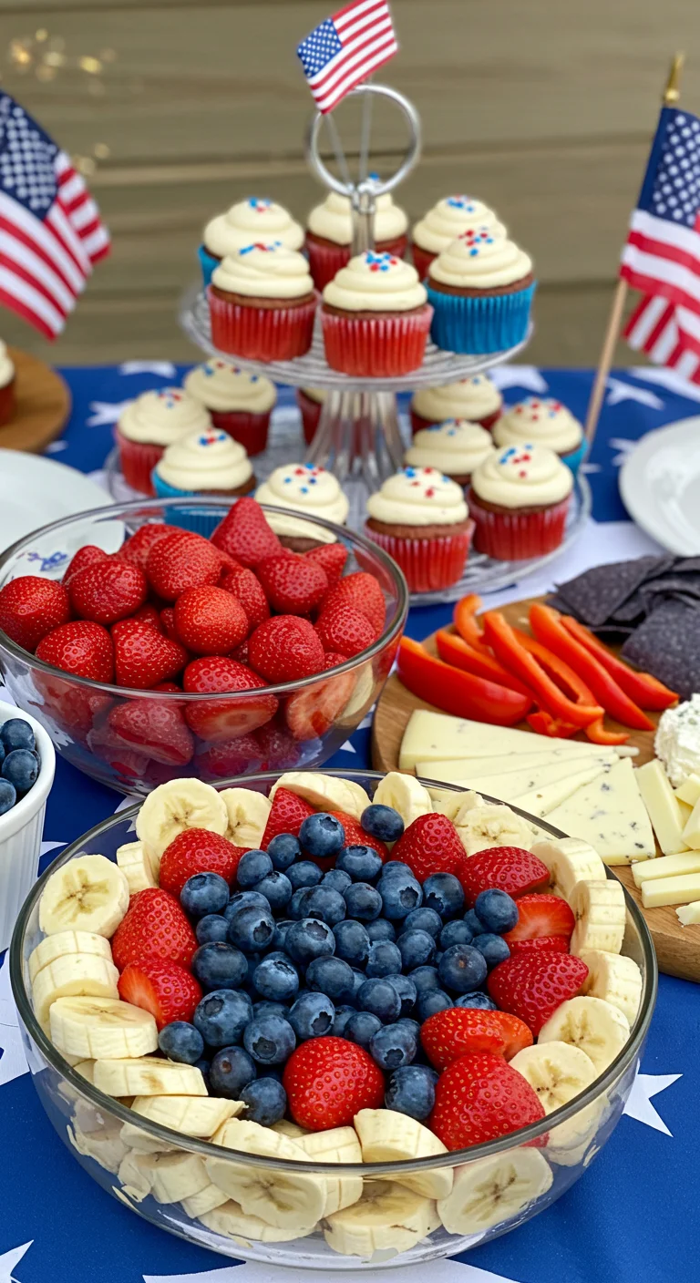 13. Edible Centerpieces: Delicious Treats that Celebrate the 4th