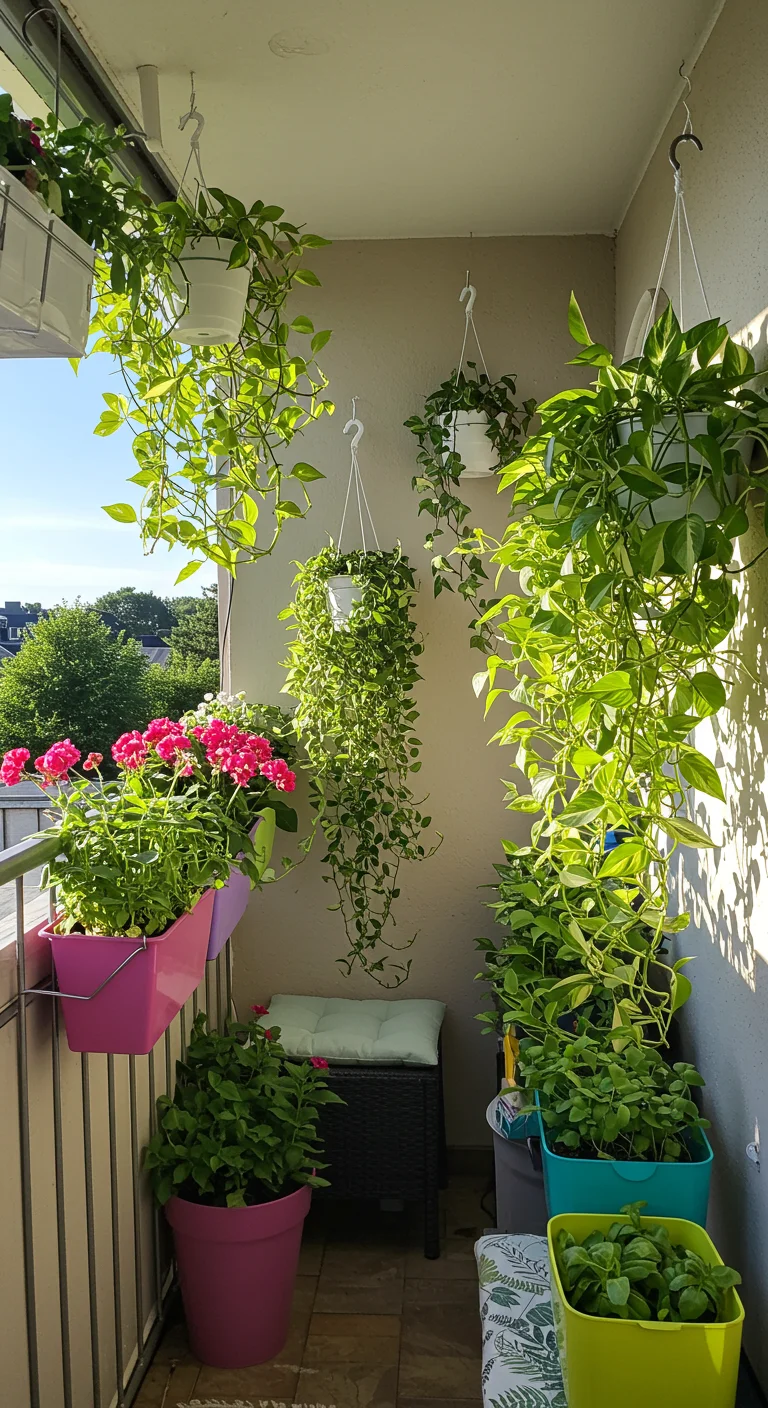 7. Hanging Gardens: Create a Lush Canopy Above