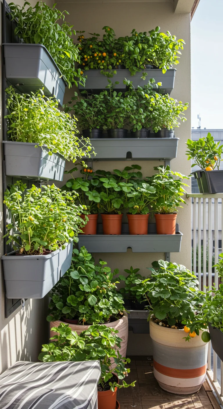 8. Edible Balcony: Grow Fruits in Tiny Spaces