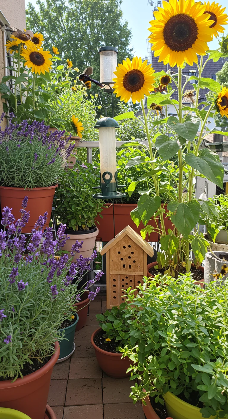 18. Wildlife-Friendly Balconies: Attracting Birds and Bees