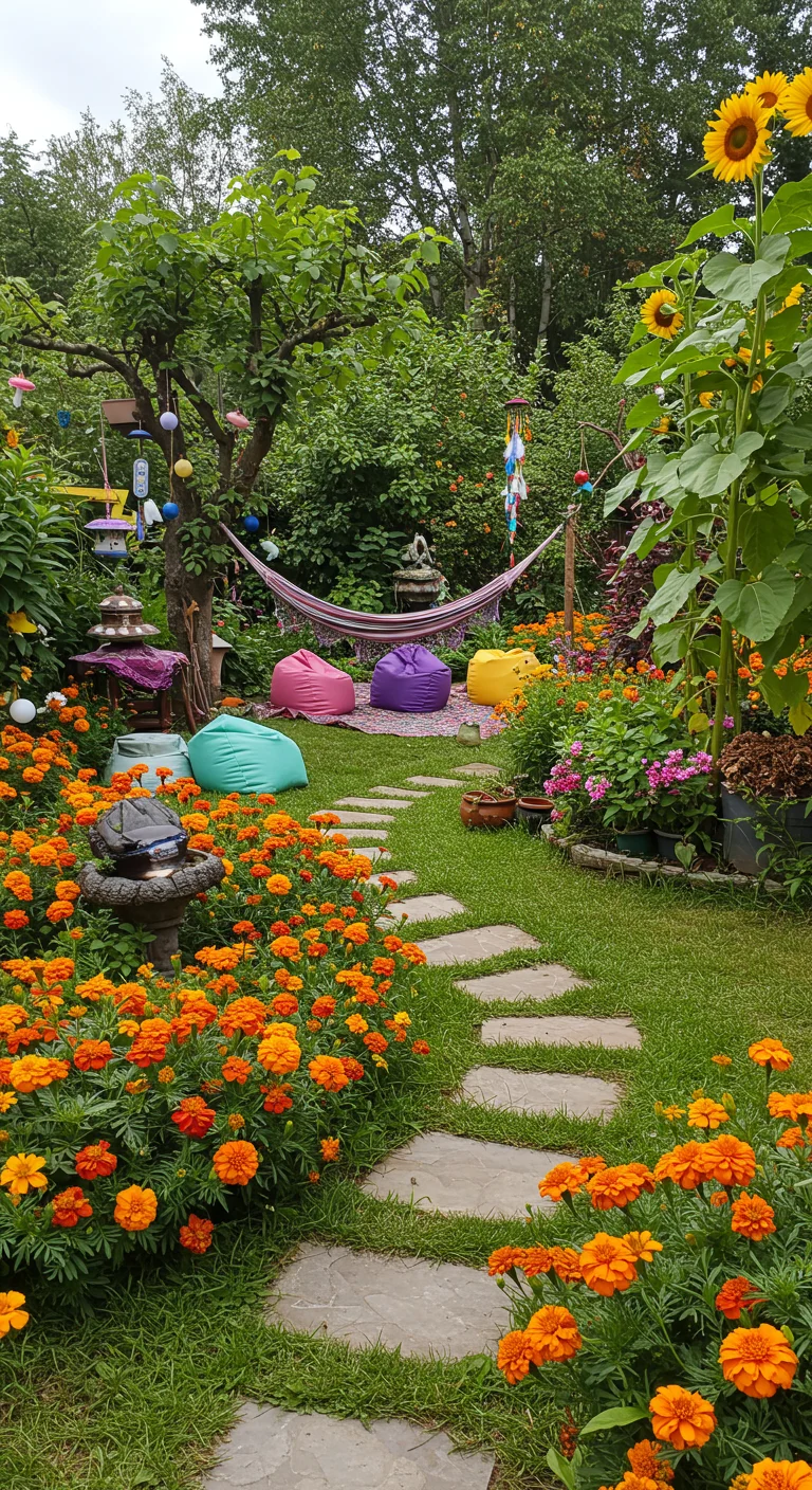 1. Bohemian Bliss: Designing Your Dream Hippie Garden