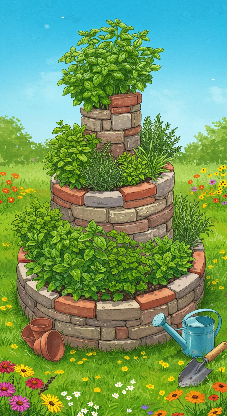 22. Herb Spiral Gardens: A Unique Approach to Planting