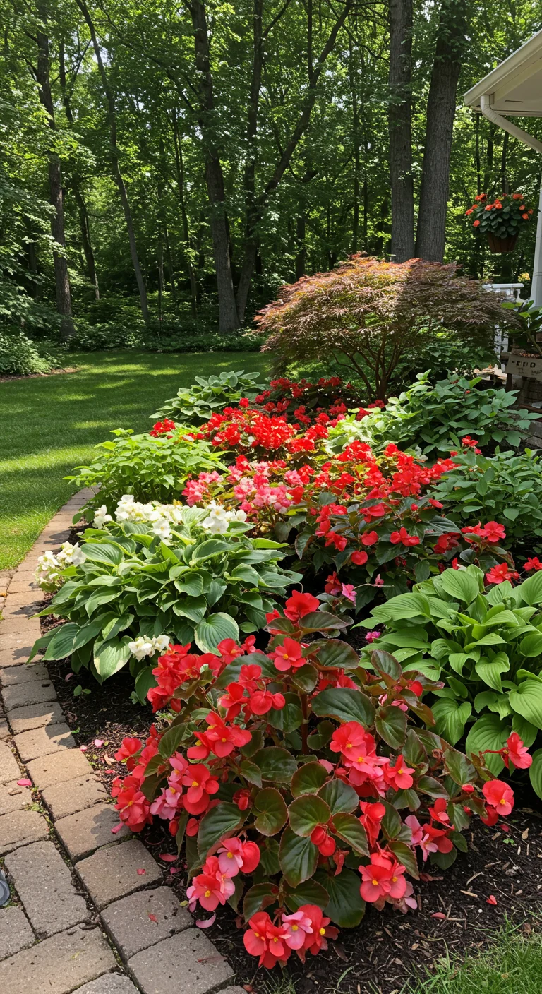 1. Bold Begonias: A Splash of Color