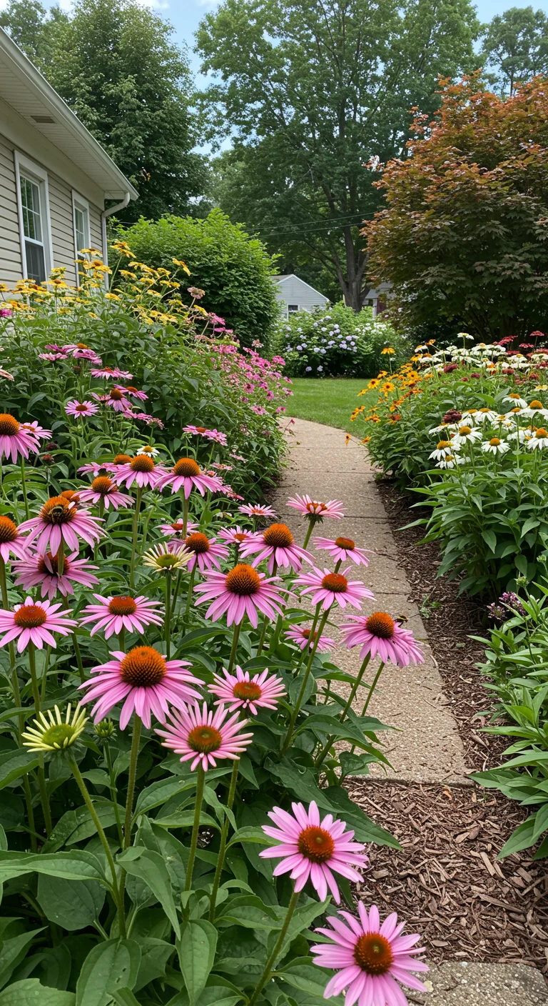 9. Eye-Catching Echinacea: Nature’s Resilience