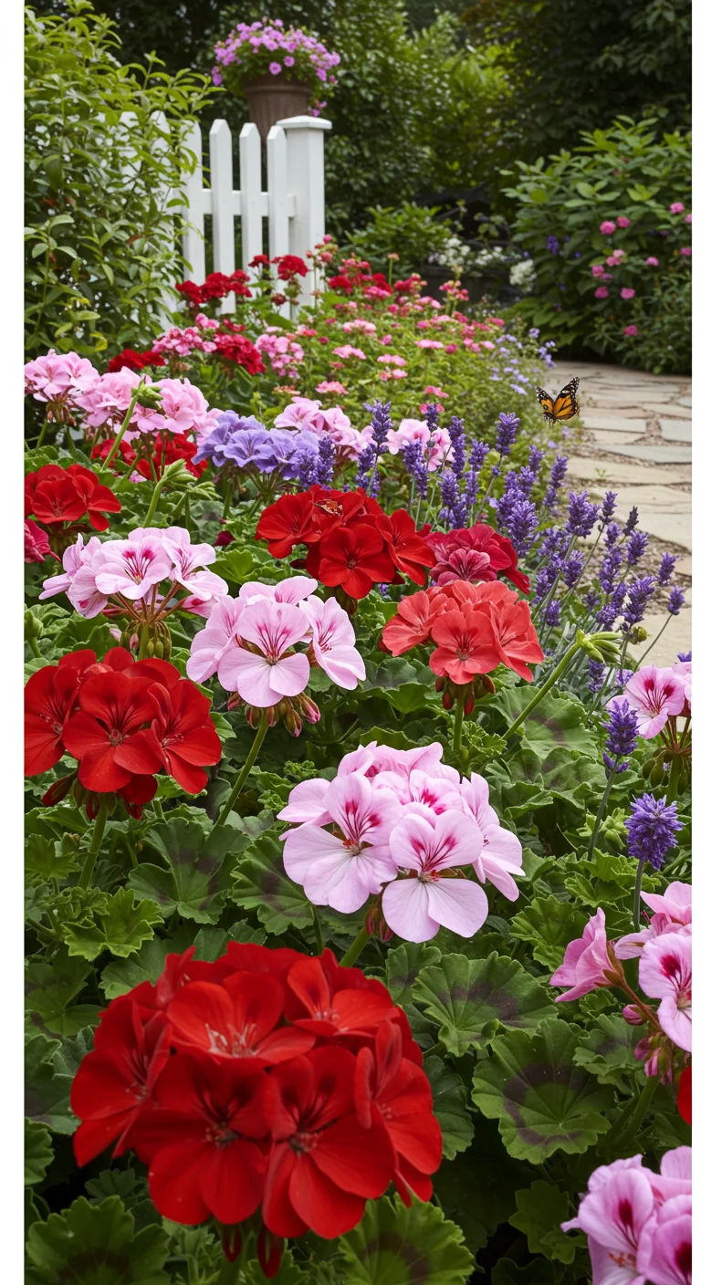 12. Gorgeous Geraniums: A Gardener’s Favorite