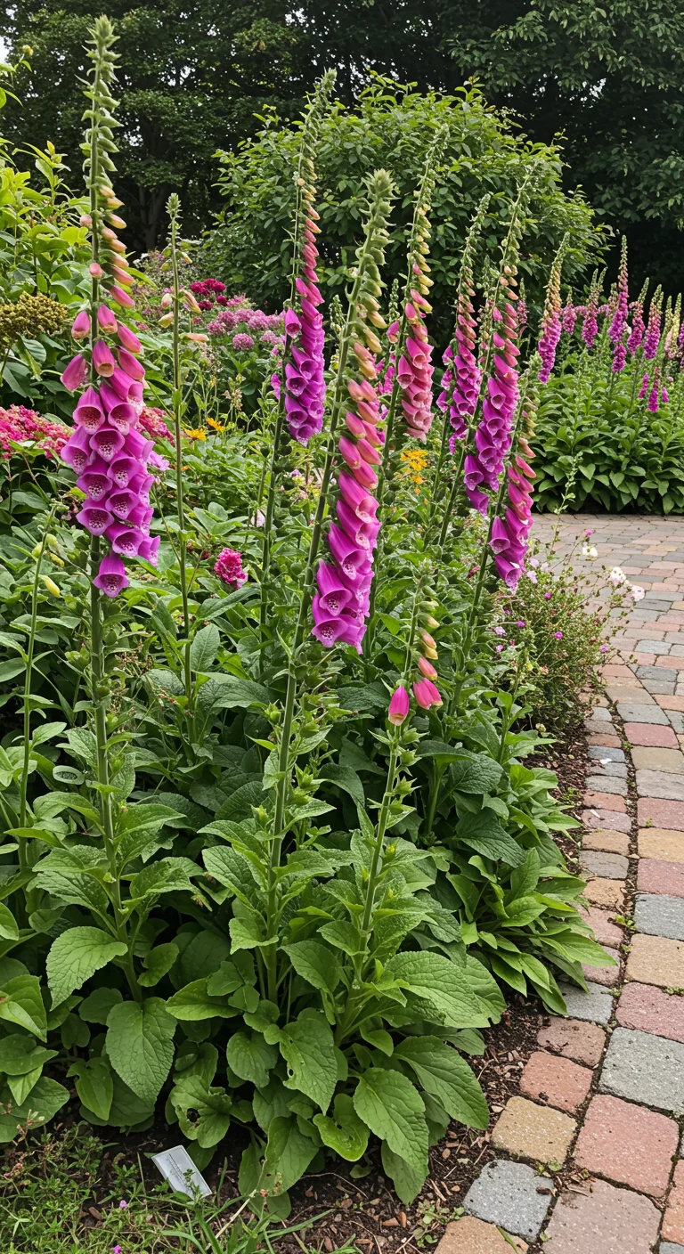 13. Exquisite Foxgloves: Towering Blooms for Drama