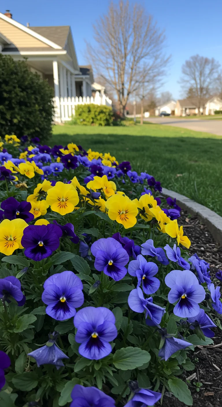14. Playful Pansies: Cheerful Faces for Any Season