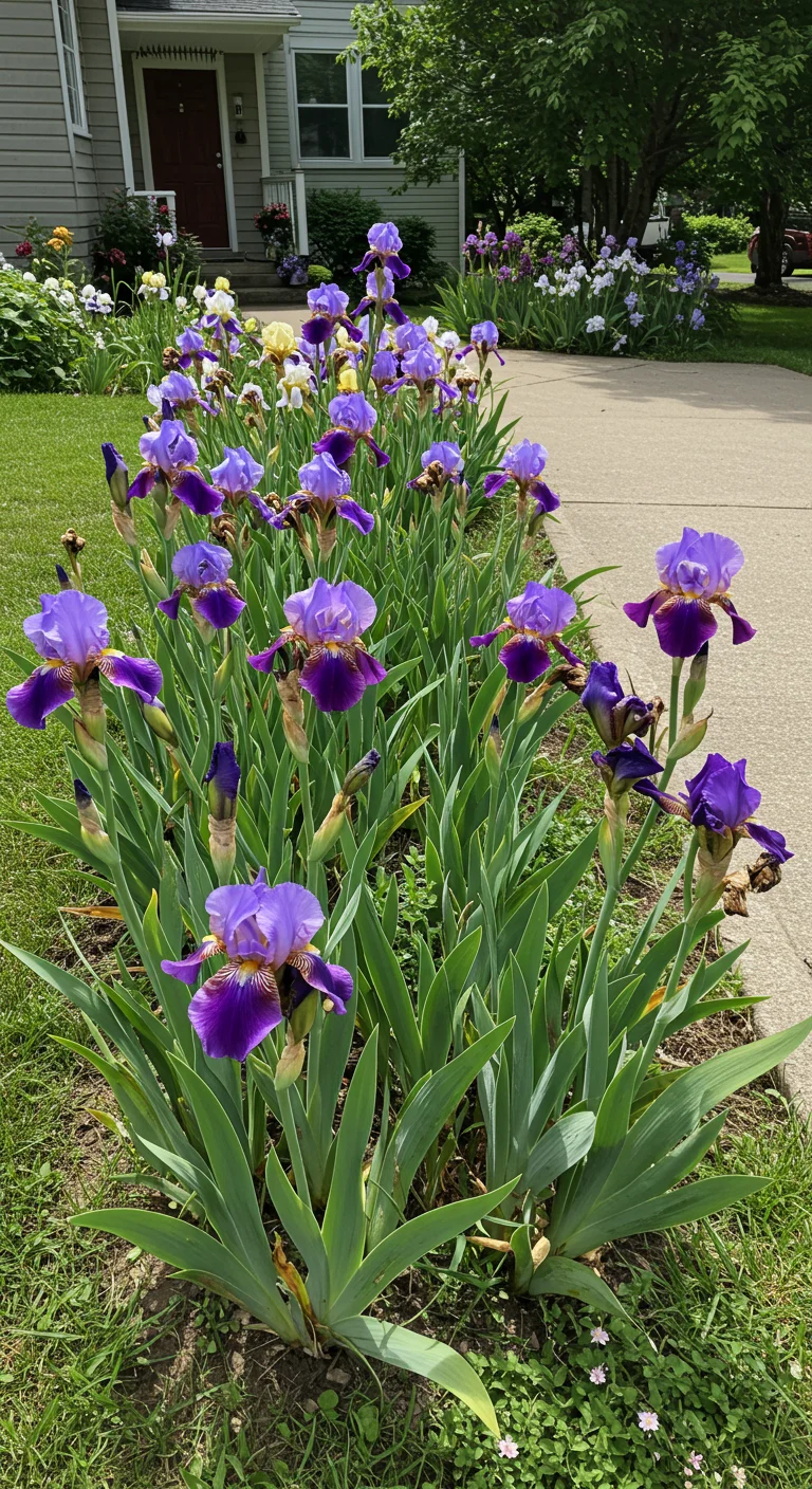 15. Elegant Iris: A Touch of Grace and Sophistication