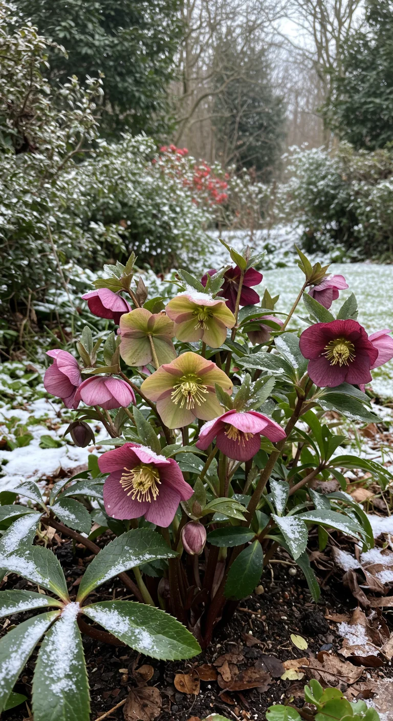 16. Hardy Hellebores: Winter Blooms for Early Color