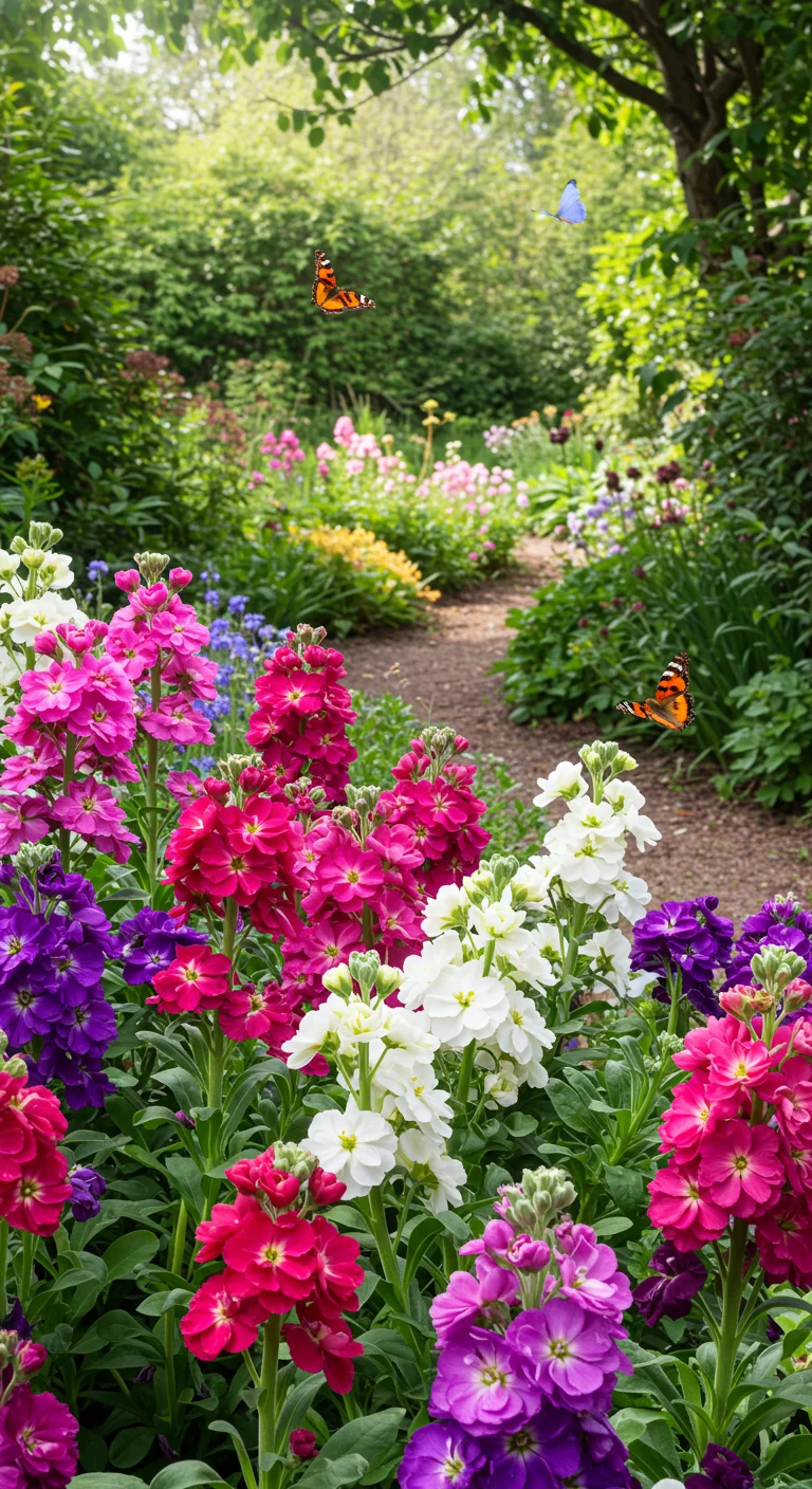 18. Sweet Scented Stocks: Aromatic Showpieces