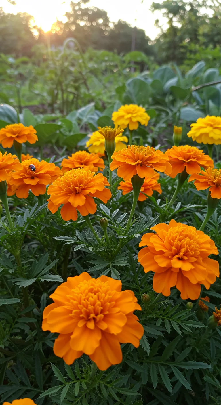 21. Mesmerizing Marigolds: Natural Pest Deterrents