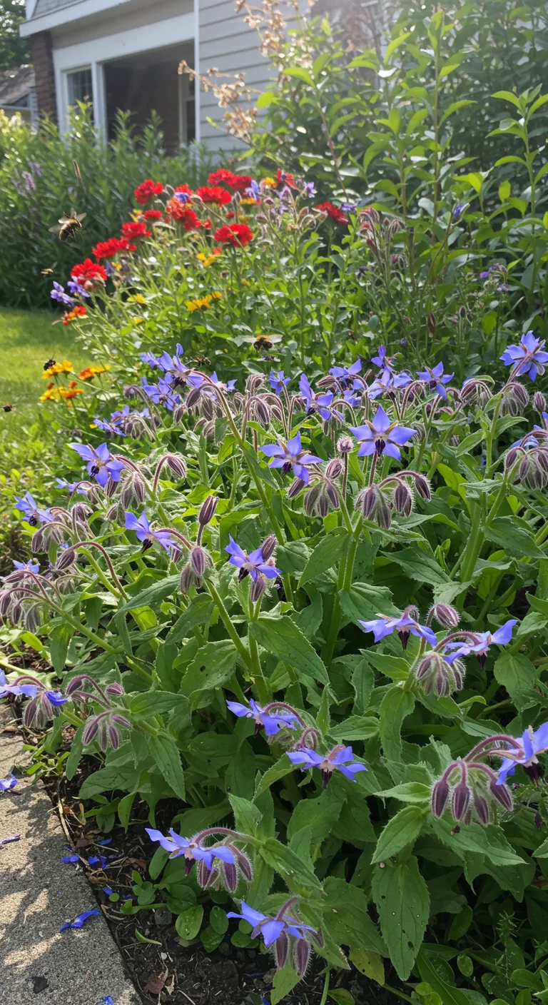 22. Brilliant Borage: Edible and Attractive