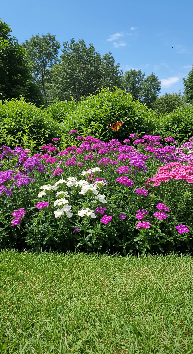 24. Vibrant Verbena: Attract Pollinators to Your Yard