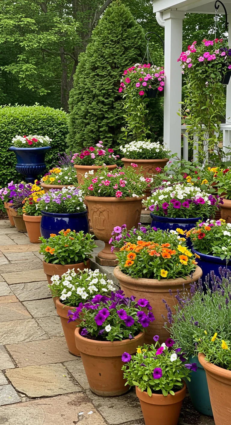 30. Creative Container Gardens: Flowers on Display