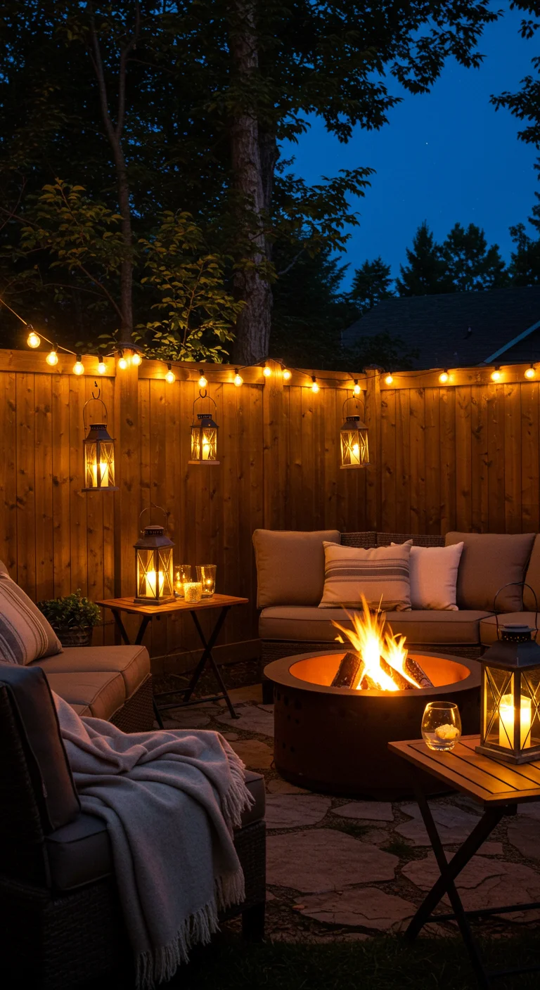 9. Lighting the Night: String Lights and Lanterns