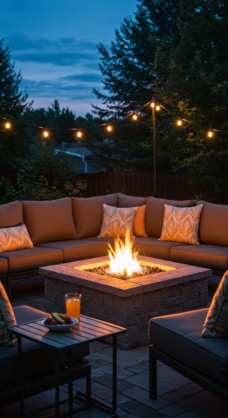 6. Fire Pits: Warmth and Glow in One