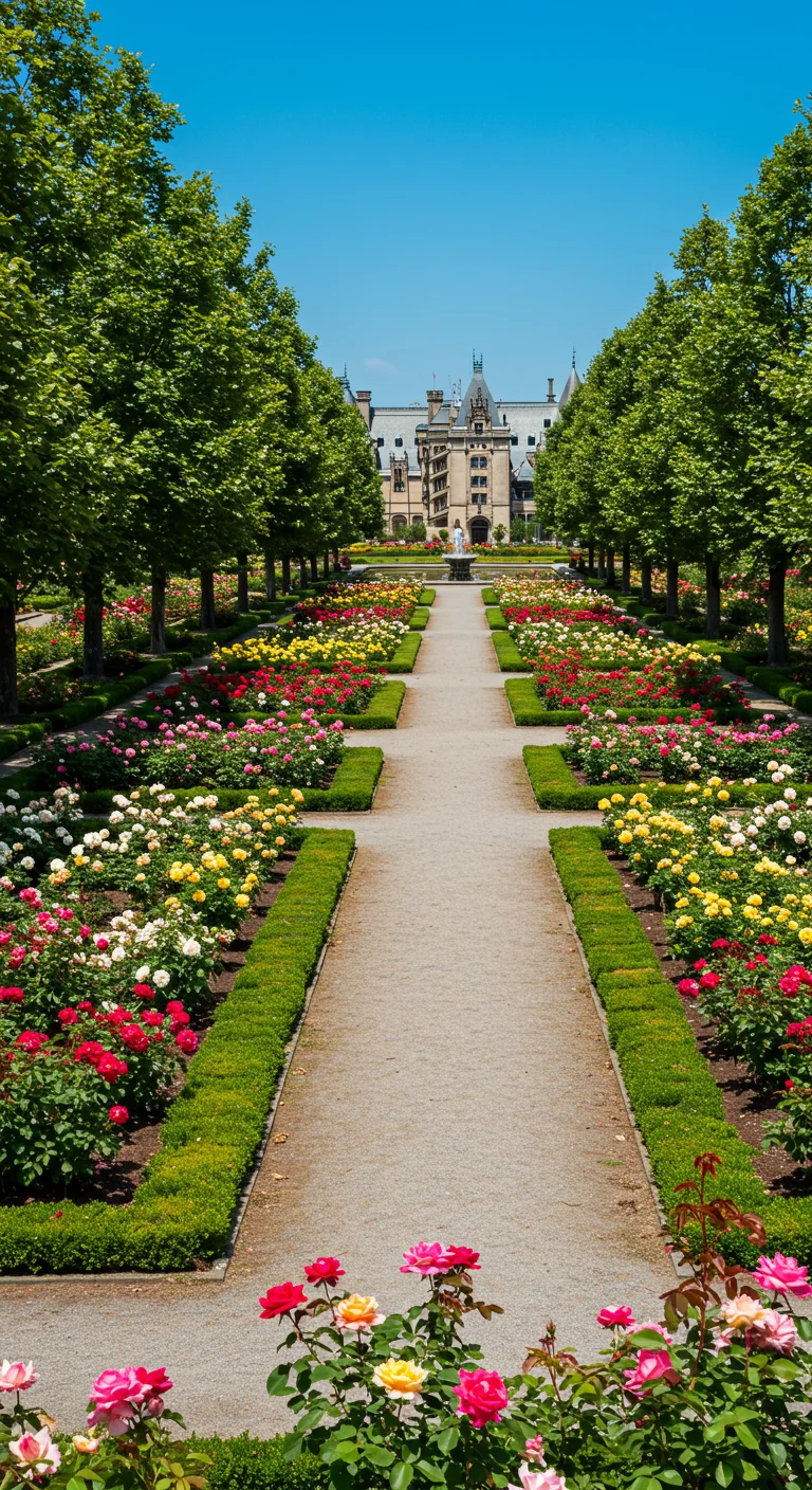 6. A Serene Escape: The Rose Garden at the Biltmore Estate, USA