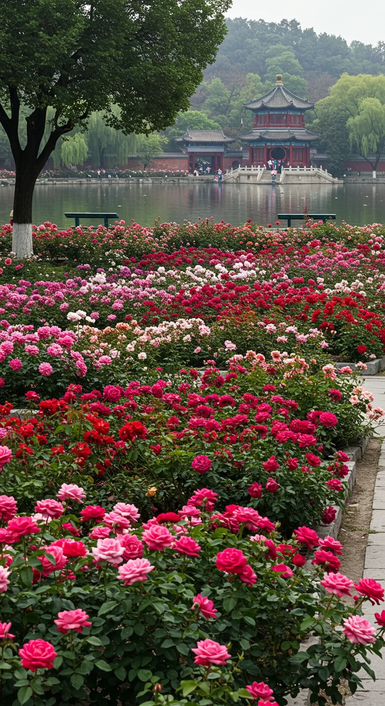 8. The Celestial Blooms: Rose Garden of the Summer Palace, China