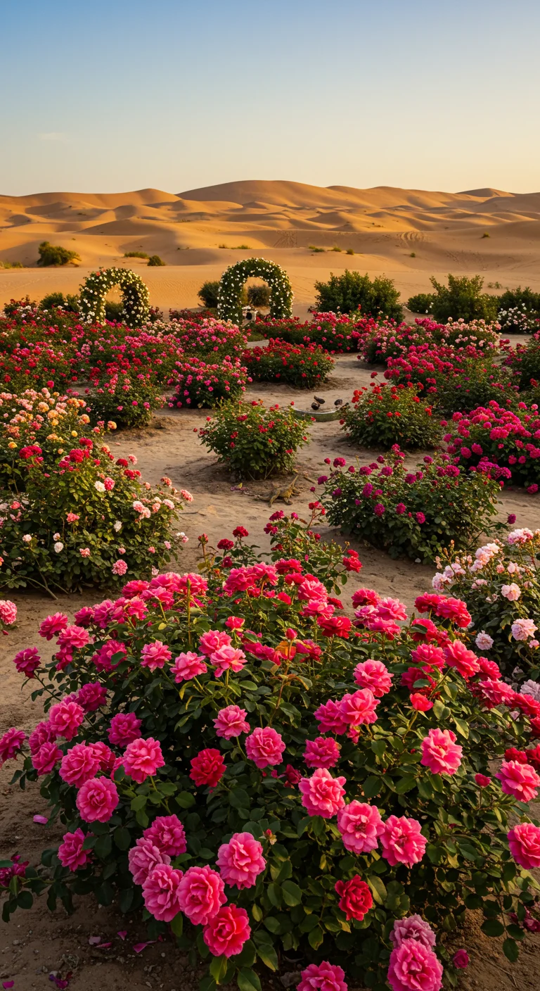 15. The Rose Garden of Dreams: The Hidden Oasis in the Sahara