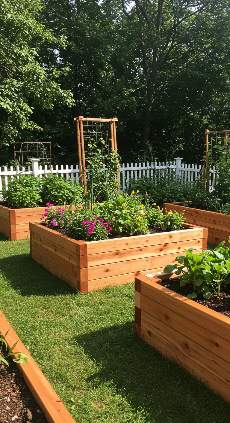 1. Classic Wooden Frames: Timeless Elegance for Your Garden
