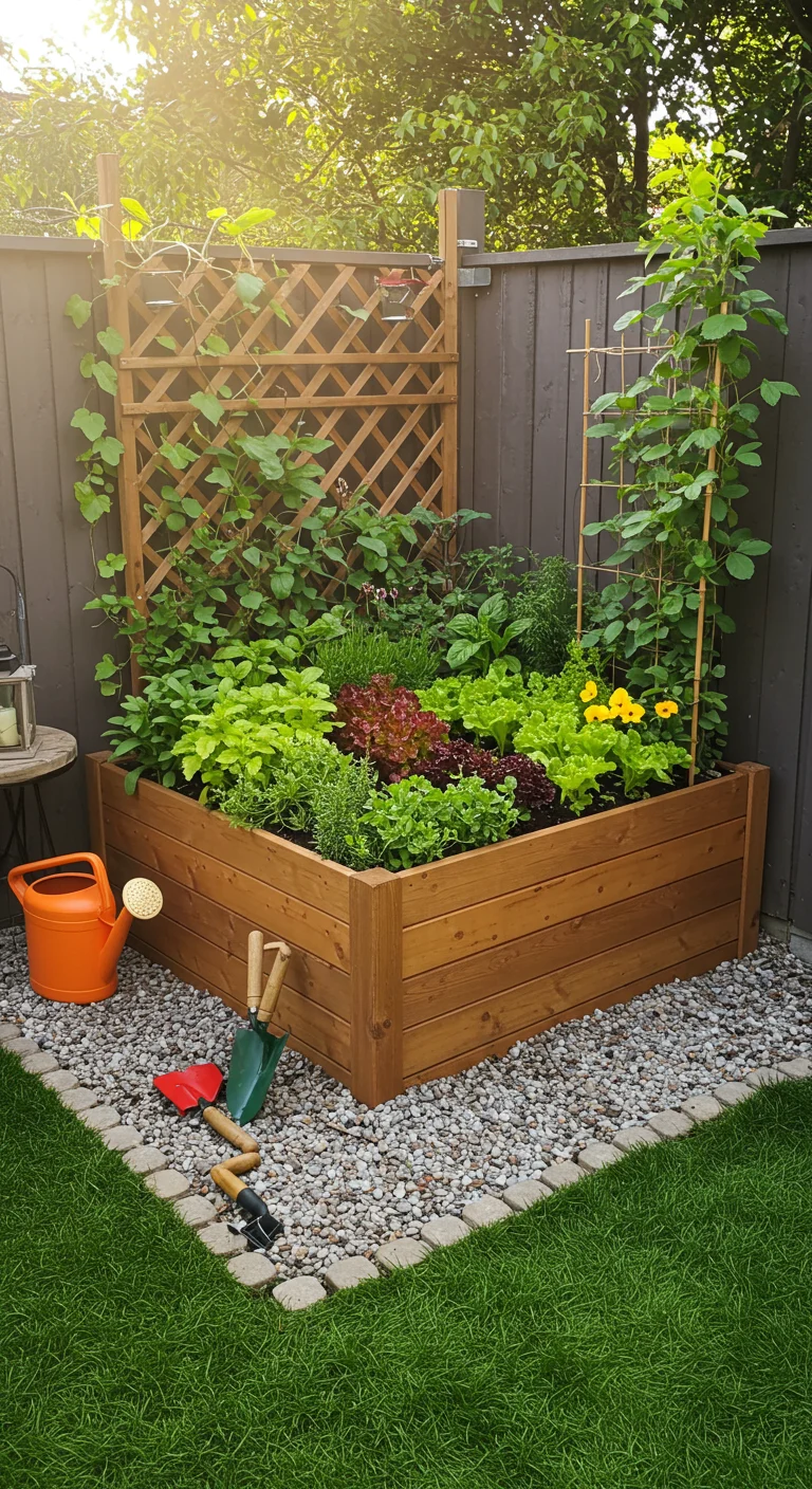 6. Corner Beds: Utilizing Every Inch of Your Yard