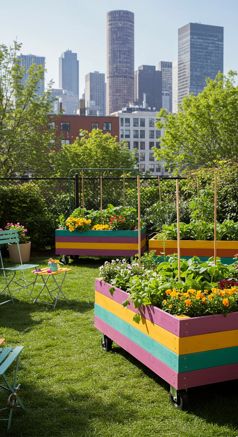 11. Mobile Raised Beds: Flexibility for Your Garden Layout