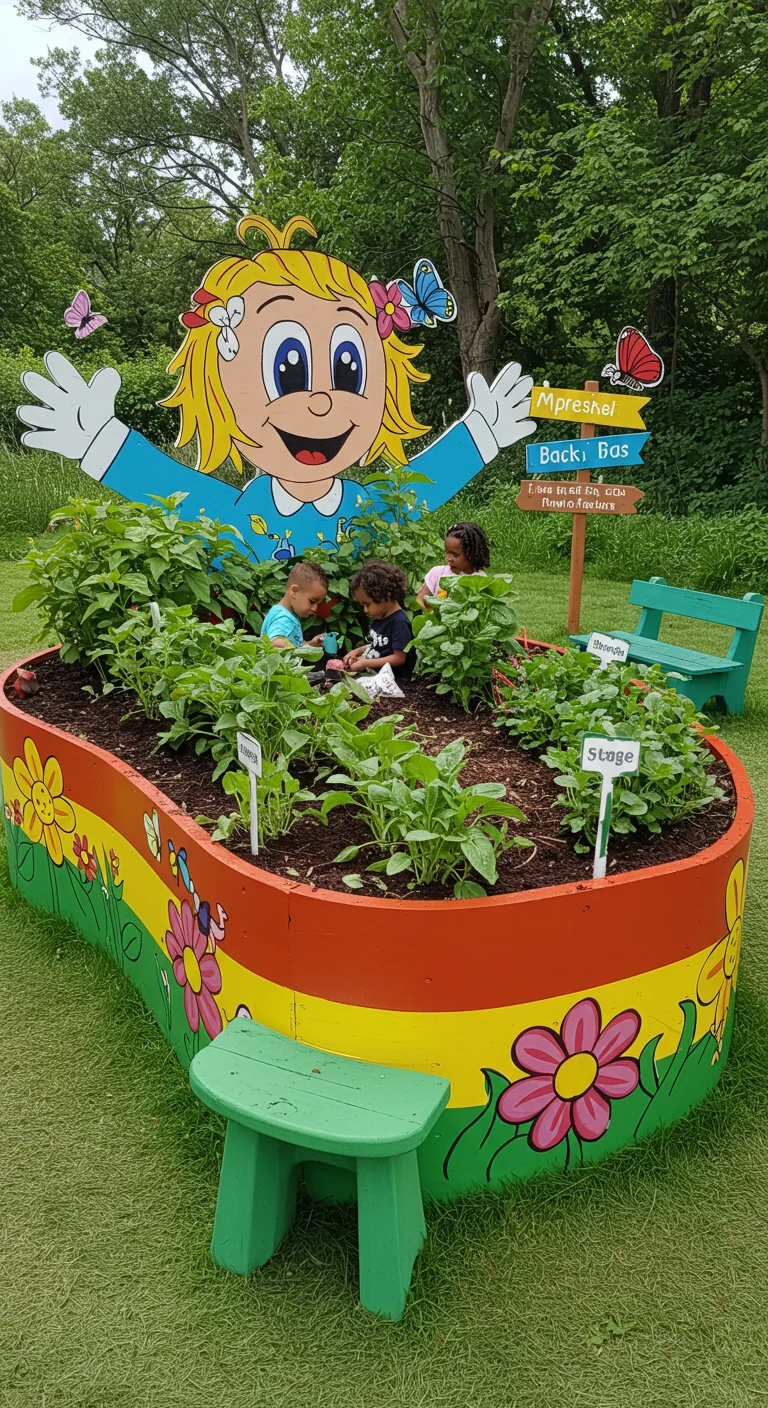 14. Children’s Garden Beds: Fun Designs for Little Green Thumbs