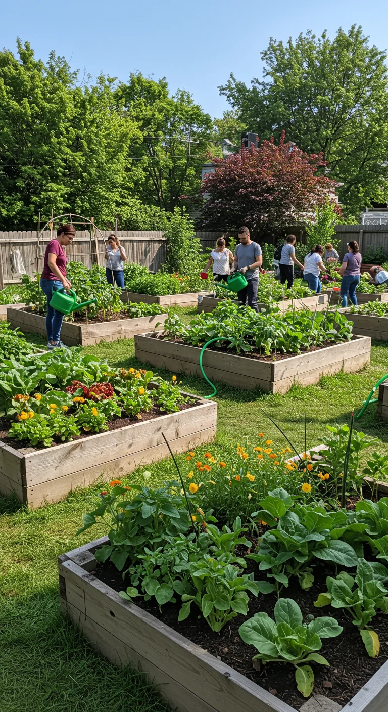 20. Community Garden Beds: Joining Forces for Green Spaces