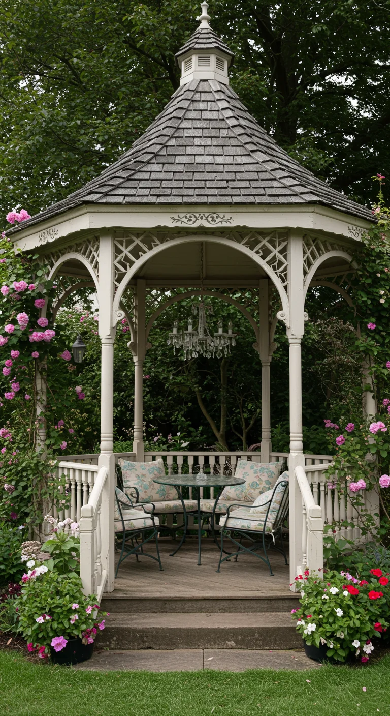 7. Vintage Vibes: Classic Victorian Gazebos