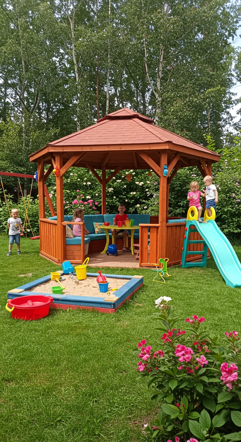 13. Family Fun: Gazebos with Playful Features