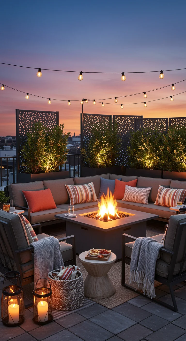 3. Cozy Corner: Create a Fireside Retreat