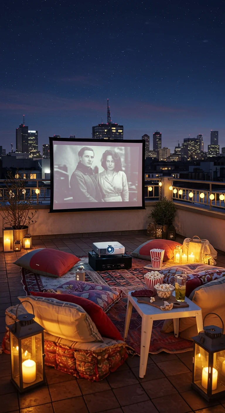 16. Rooftop Cinema: Movie Nights Under the Sky