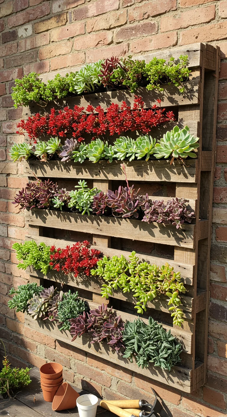3. Succulent Displays: Low-Maintenance Greenery