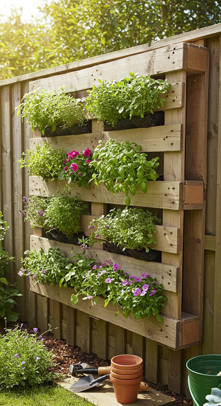 6. Pallet Planters: DIY Garden Boxes with Style