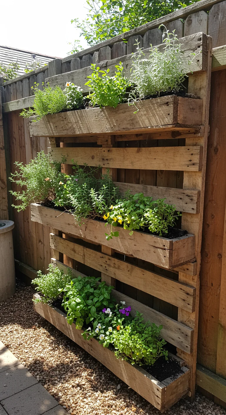 14. Repurposed Pallets: Sustainable Gardening Solutions