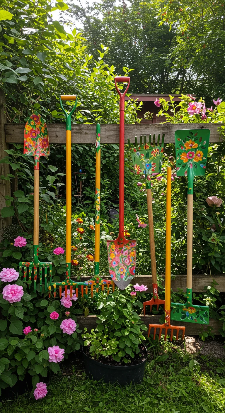 18. Shovels and Rakes: Functional Art for Your Garden