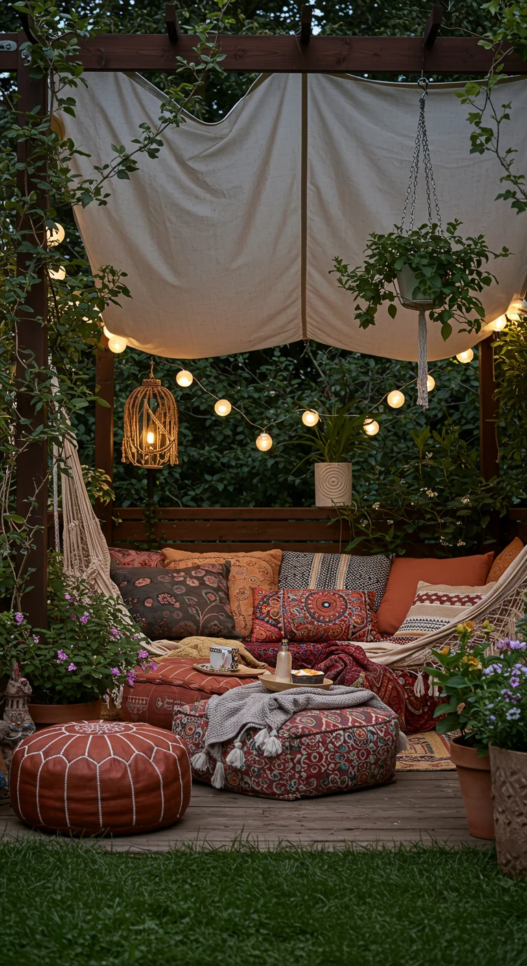 9. Open Air Living: Creating a Canopy Retreat