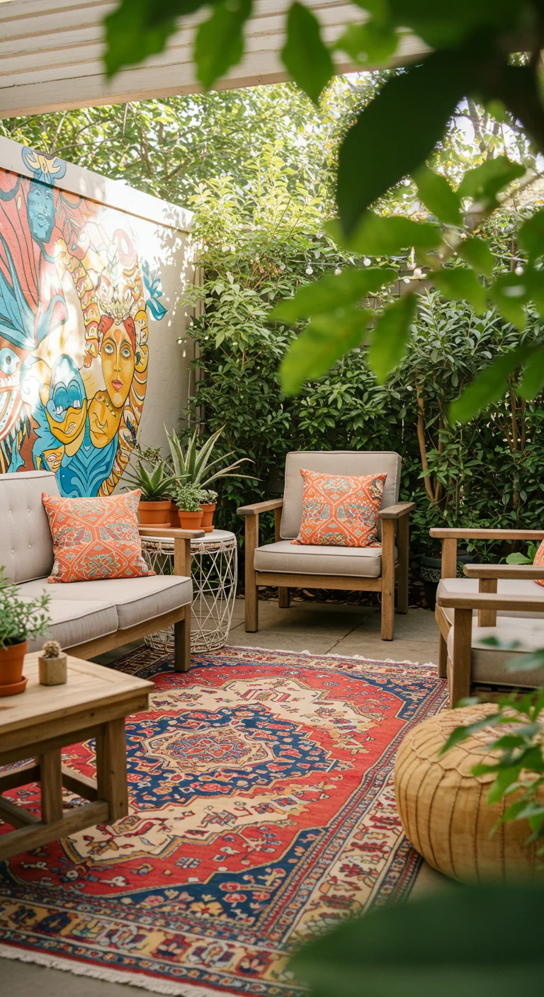 10. Colorful Rugs: Defining Spaces with Style