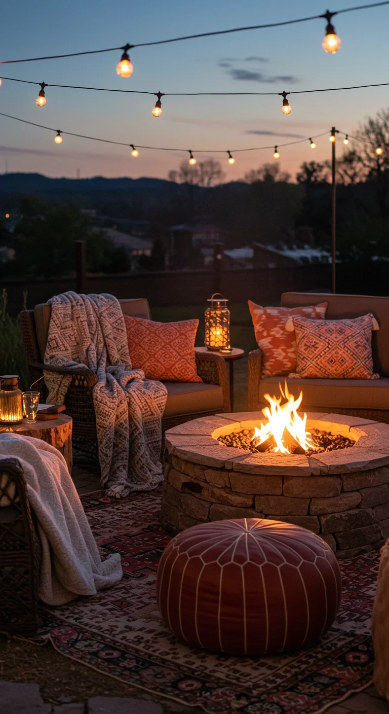 11. Fire Pit Magic: Gathering Around Warmth