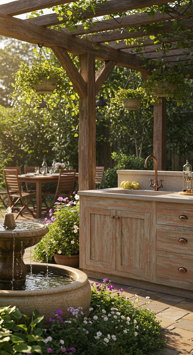 18. Incorporating Water Features: Sinks, Fountains, and More
