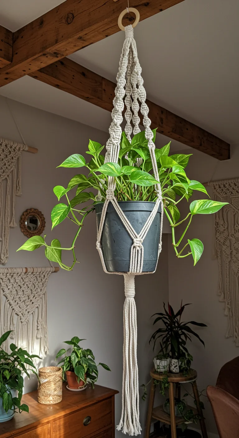 1. Boho Chic: The Ultimate Macrame Plant Hanger