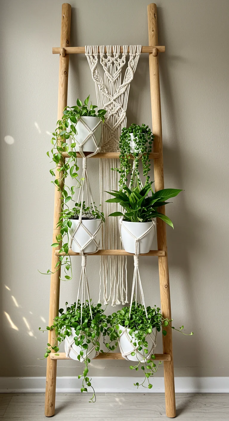 4. Ladder Style: Elevate Your Plants with This Unique Design