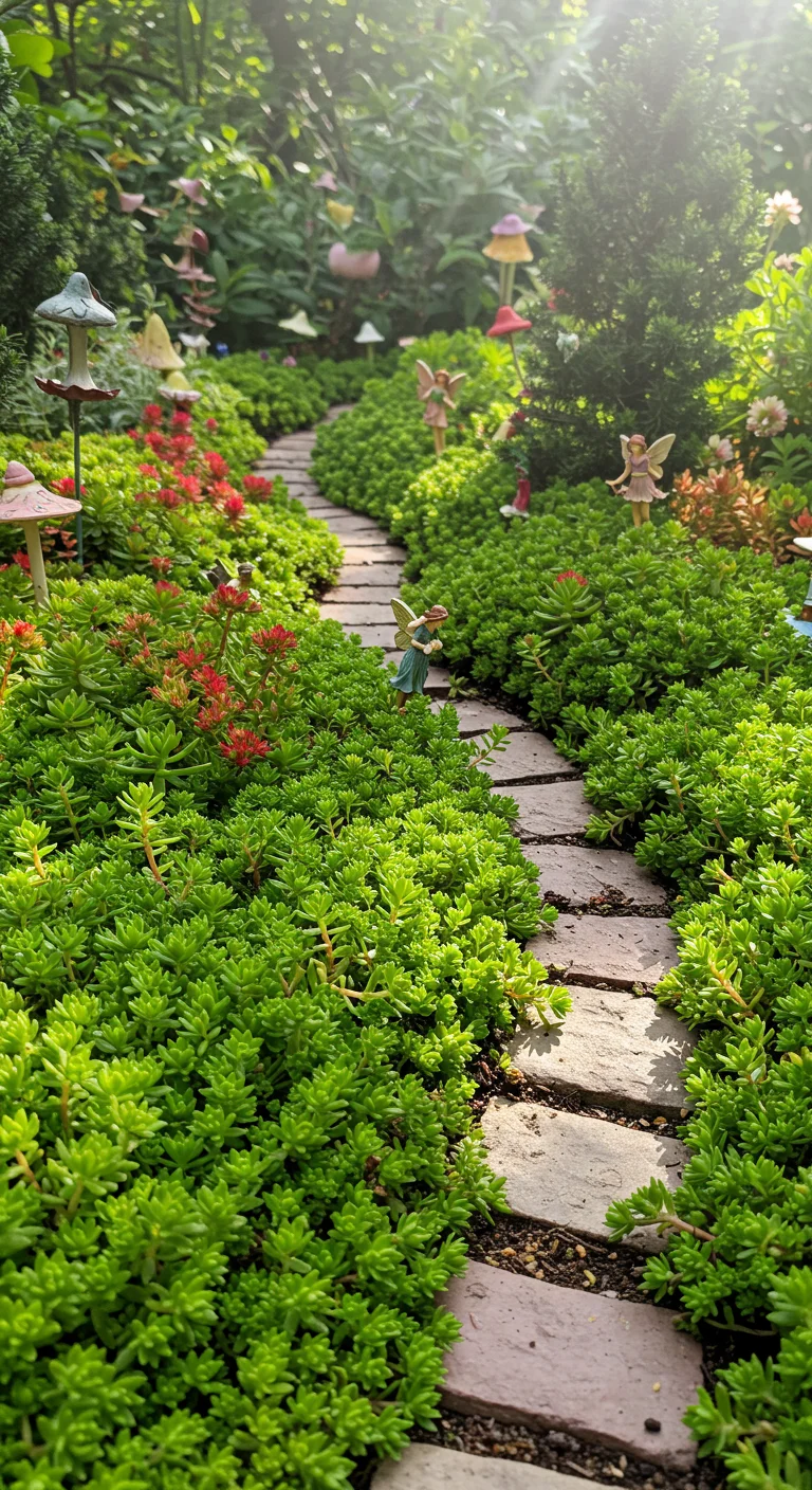 10. Ground-Hugging Sedums: Perfect for Fairy Paths