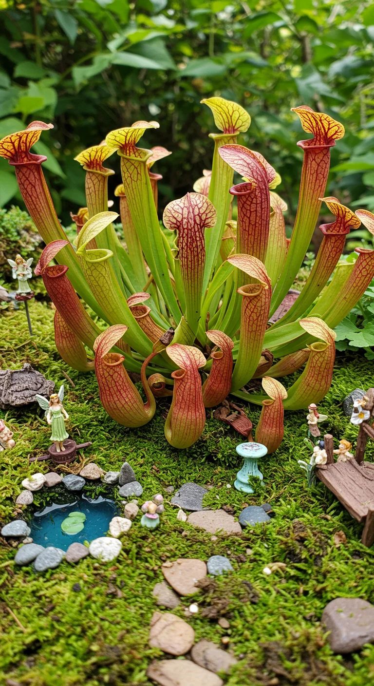 12. Colorful Carnivores: Adding a Quirky Twist with Pitcher Plants