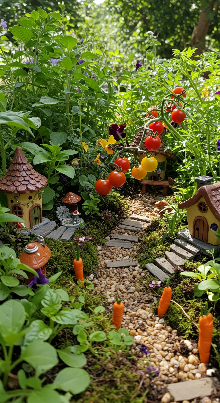 17. Edible Enchantment: Incorporating Vegetables into Fairy Gardens