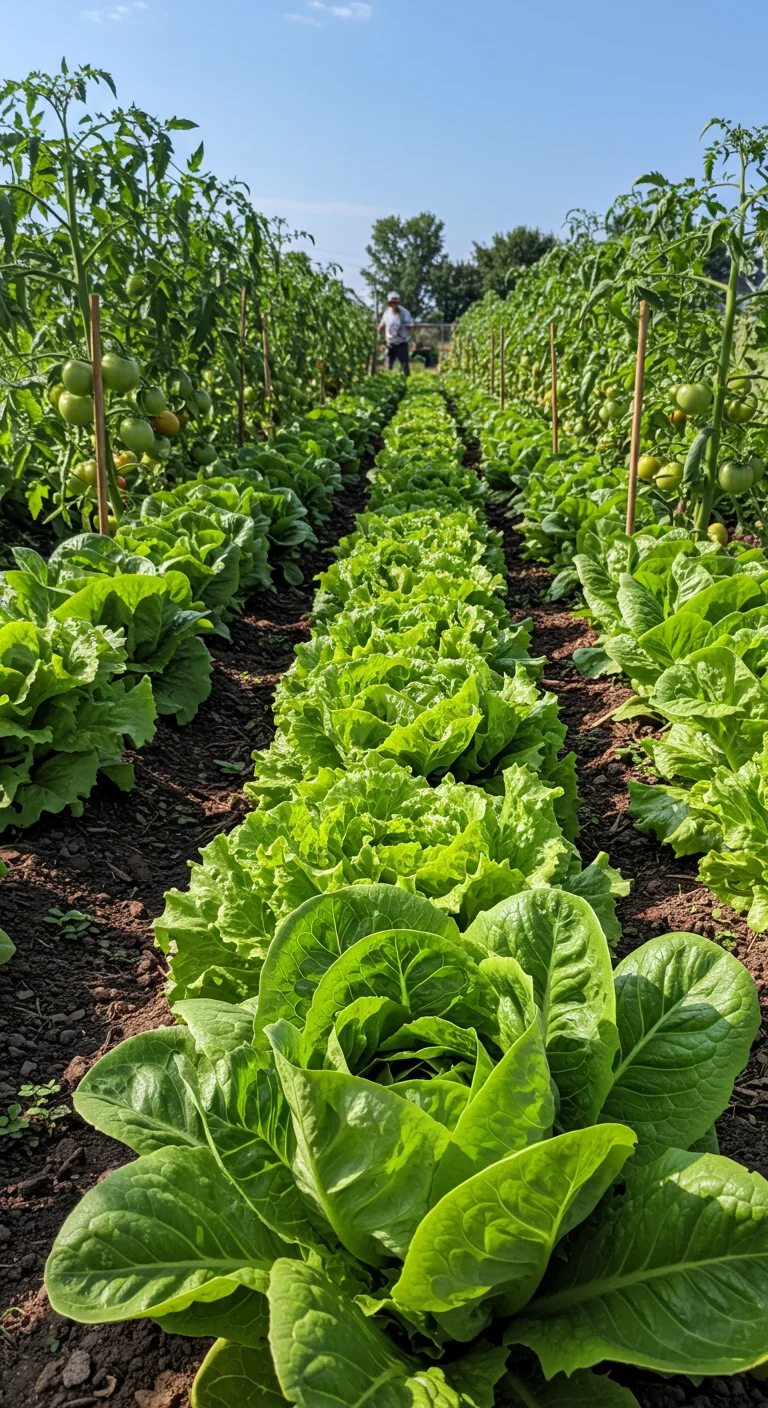 7. Lettuce: Quick Harvests for Synchronized Growth