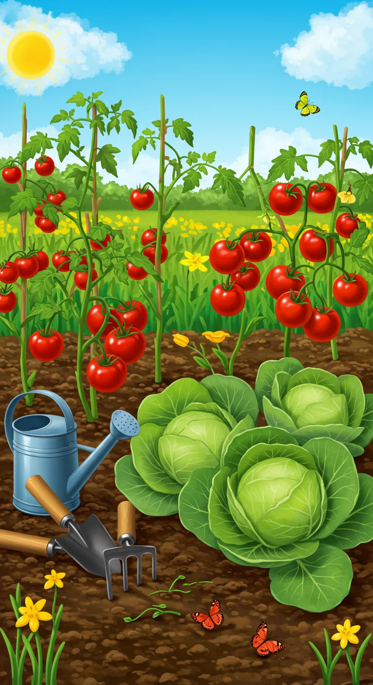 10. Cabbage: A Hardy Neighbor for Tomato Plants