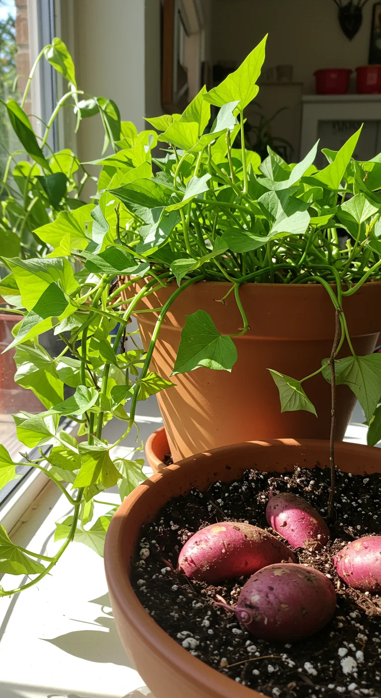 16. Sweet Potatoes: A Unique Indoor Root Vegetable