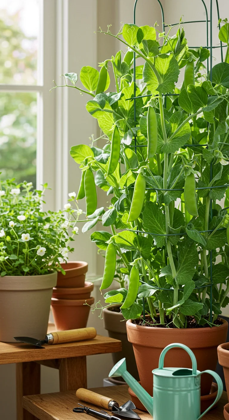 20. Snap Peas: Sweet Treats for Indoor Harvests