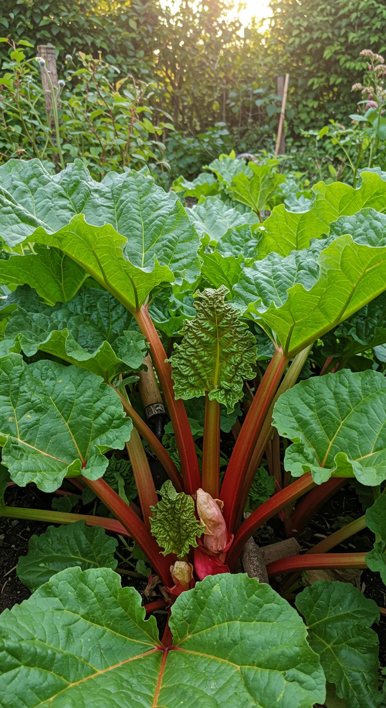 3. Rhubarb: The Tart Treat That Thrives